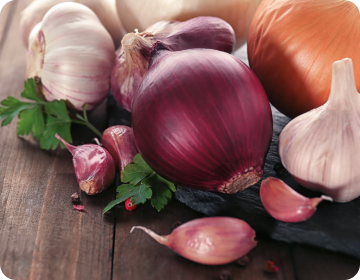 Onions & Garlilc