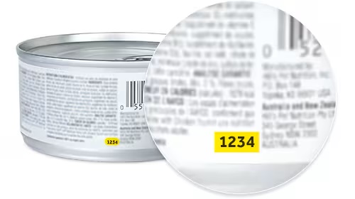 Canned product example