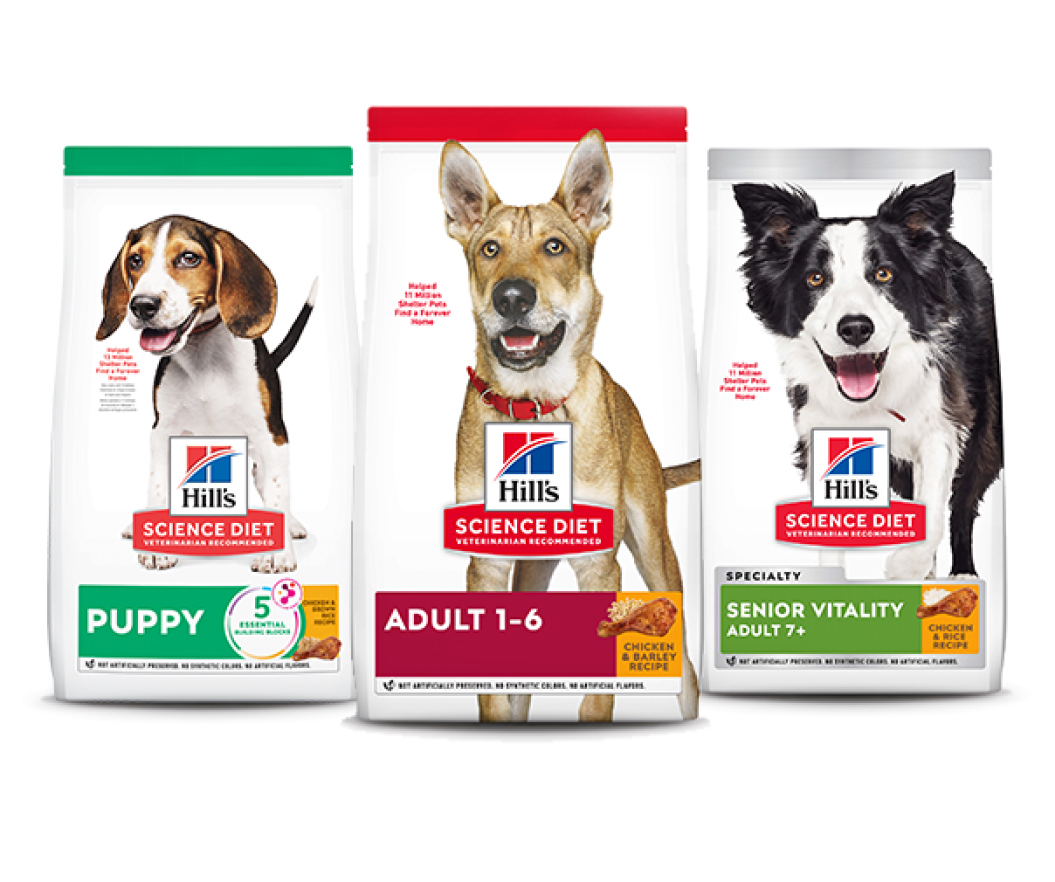 Lifestage dog foods